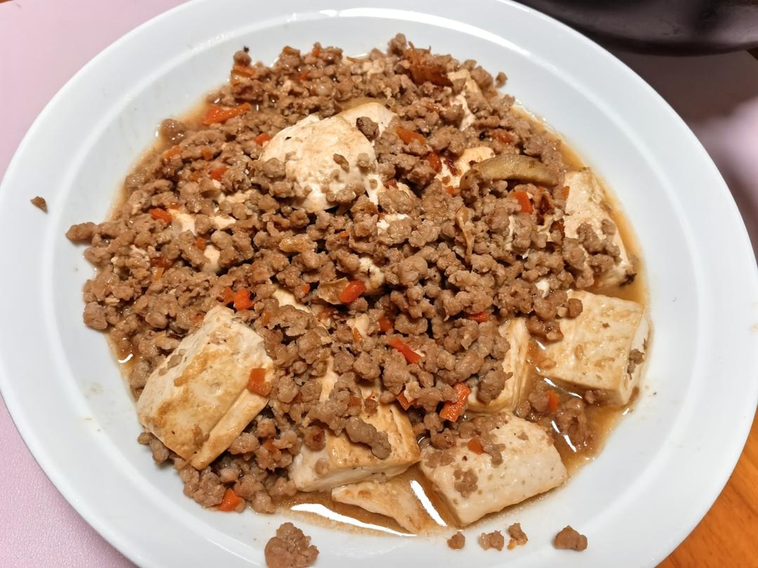 红烧肉沫豆腐｜超下饭