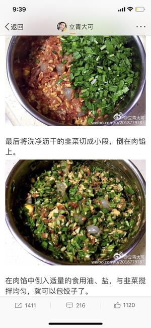 韭菜猪肉三鲜水饺/立青大可的做法 步骤7