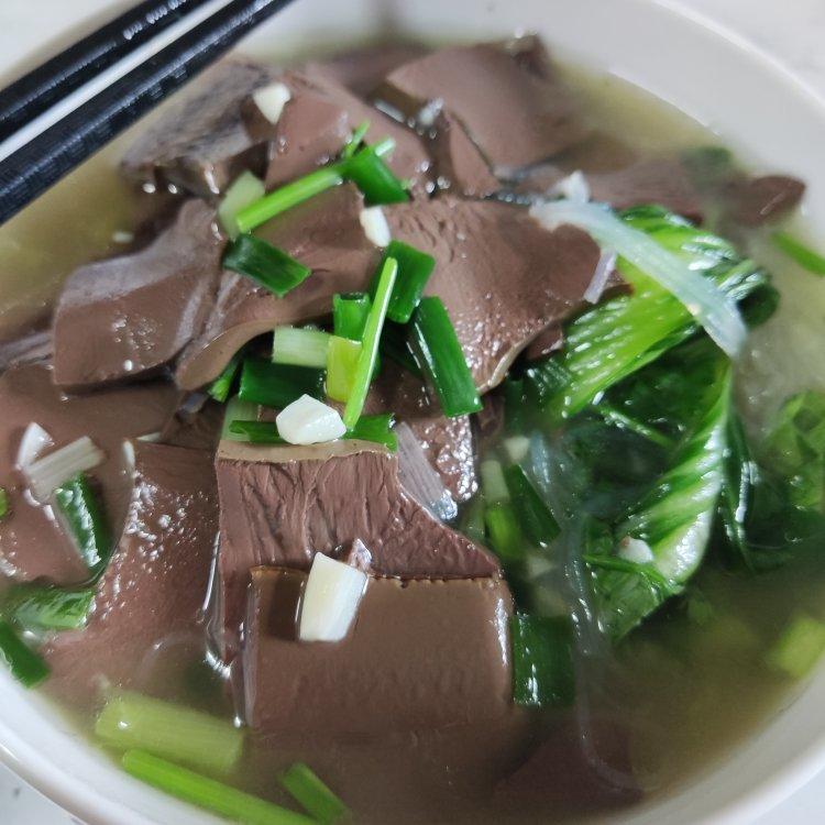 鸭血粉丝汤（无浓汤宝）