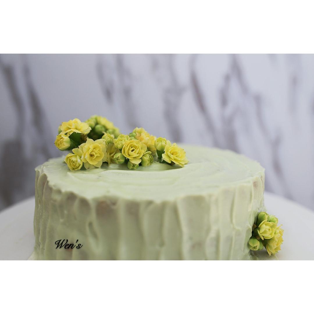 春暖花开抺茶草莓蛋糕（适合零基础）