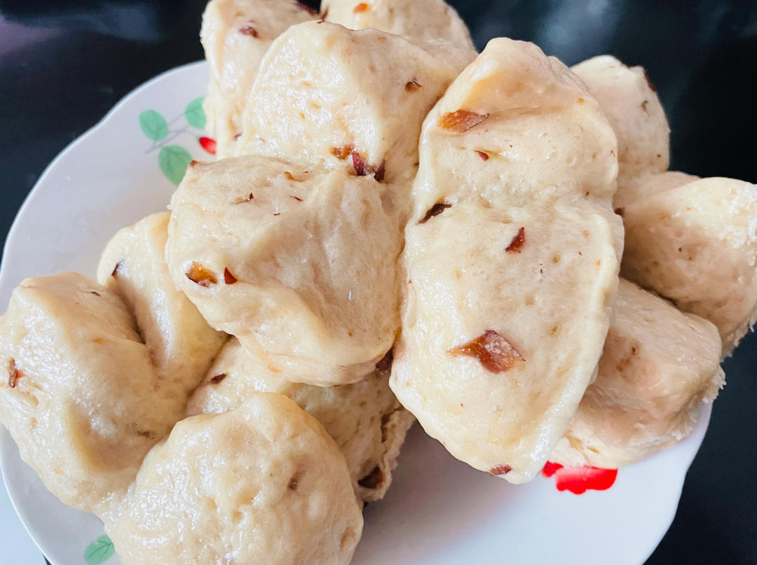 红糖红枣开花馒头（一次性发酵）