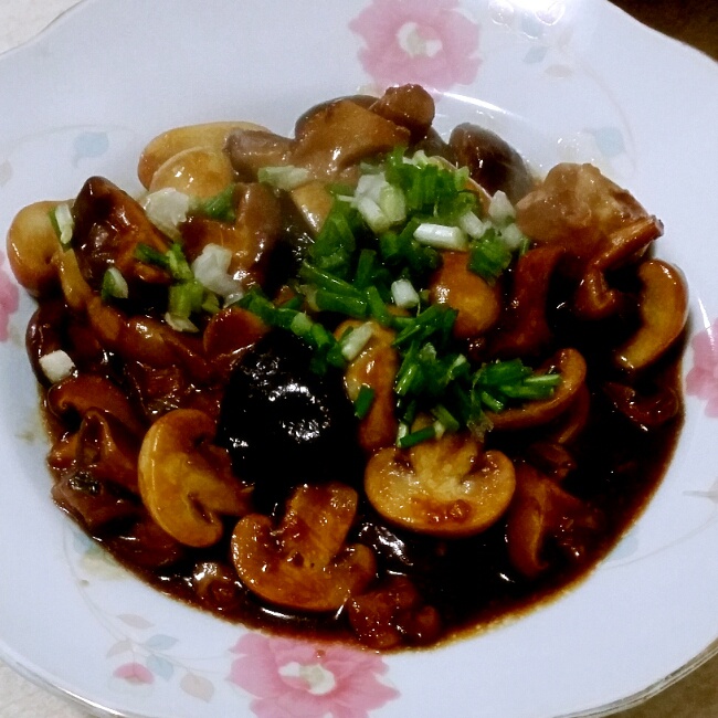 蚝油双菇