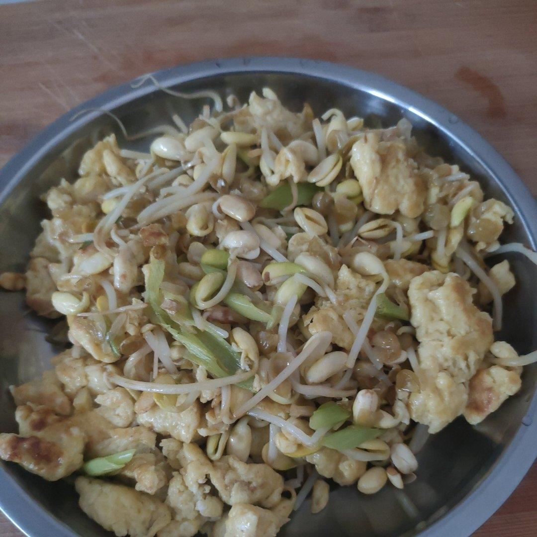 豆芽炒鸡蛋