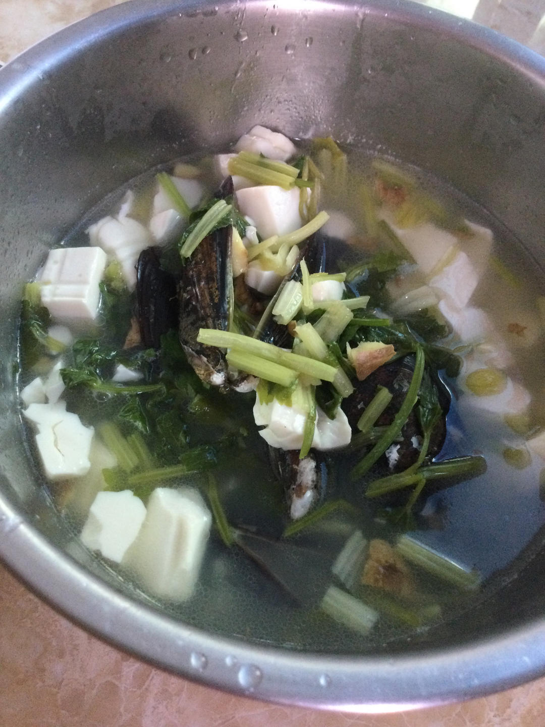 淡菜豆腐汤