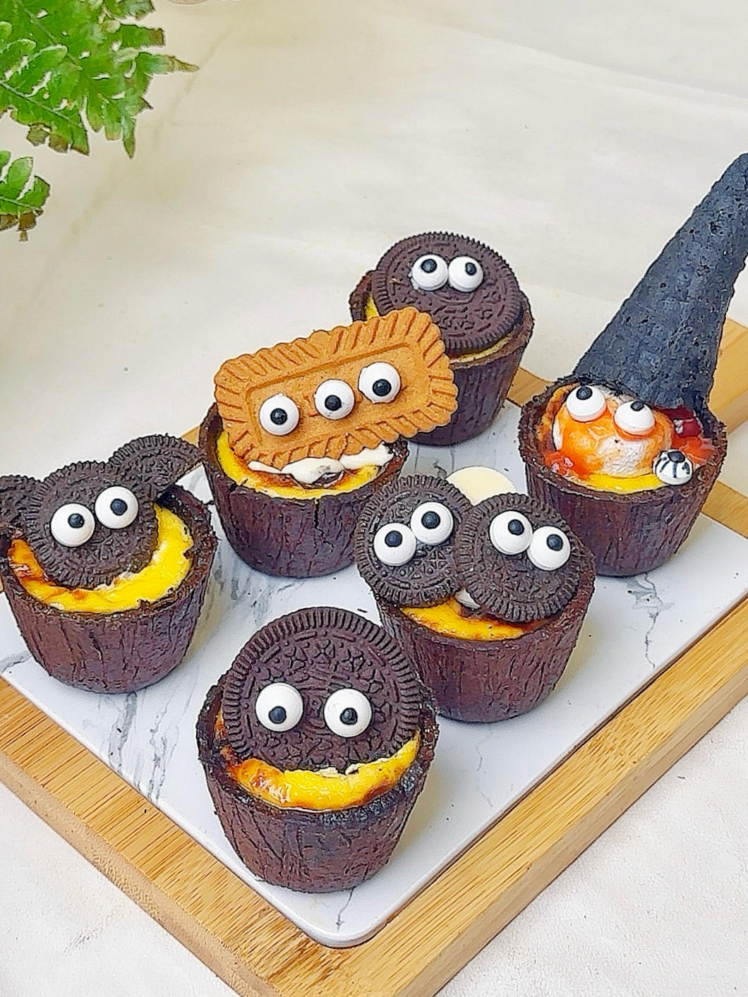 前方捣蛋鬼出没💥万圣节搞怪蛋挞