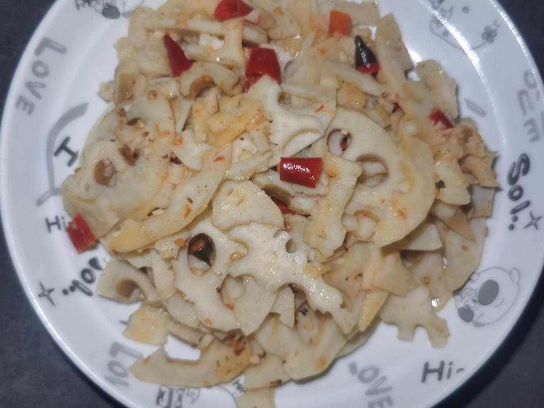 炒菜：酸辣藕片的做法