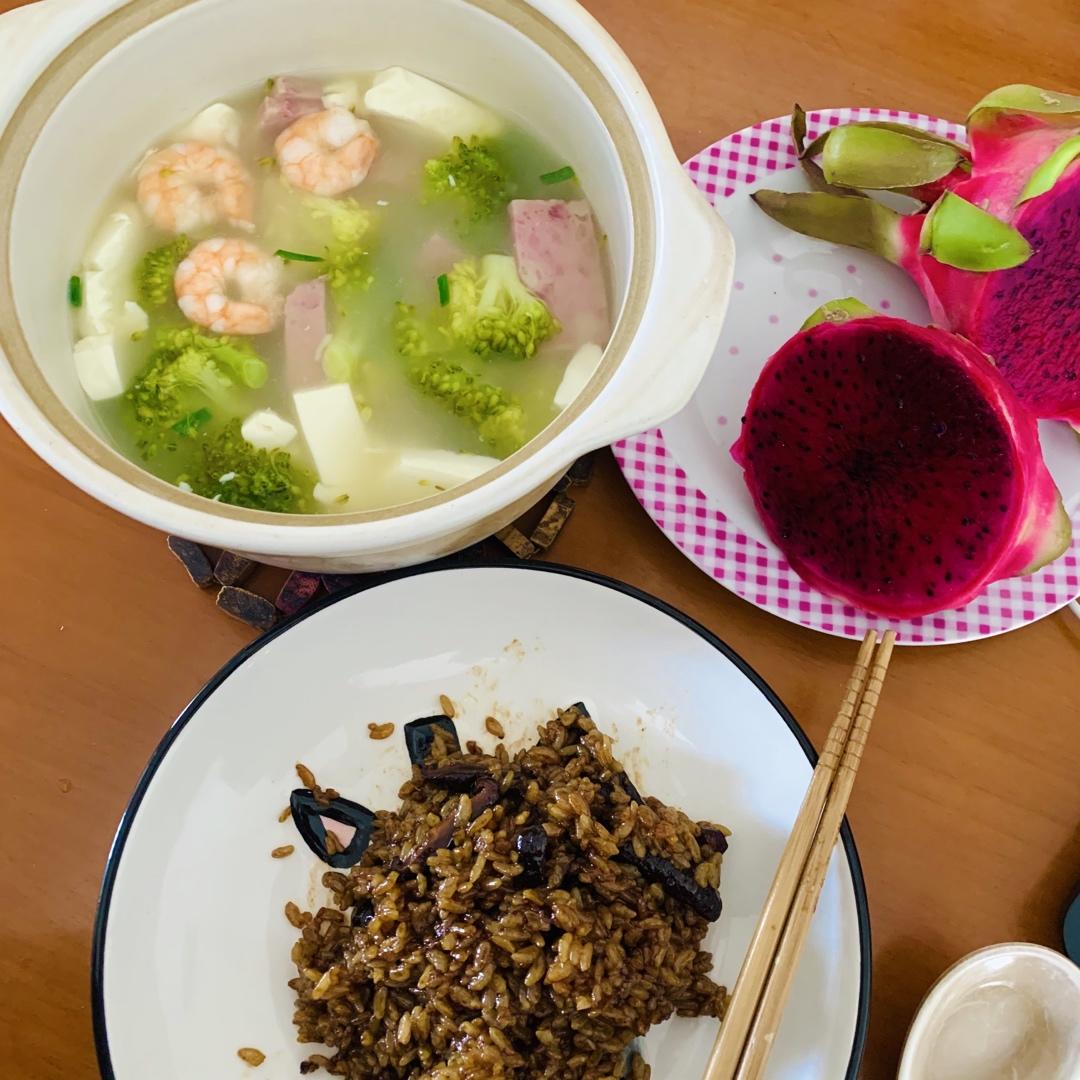 虾仁豆腐汤