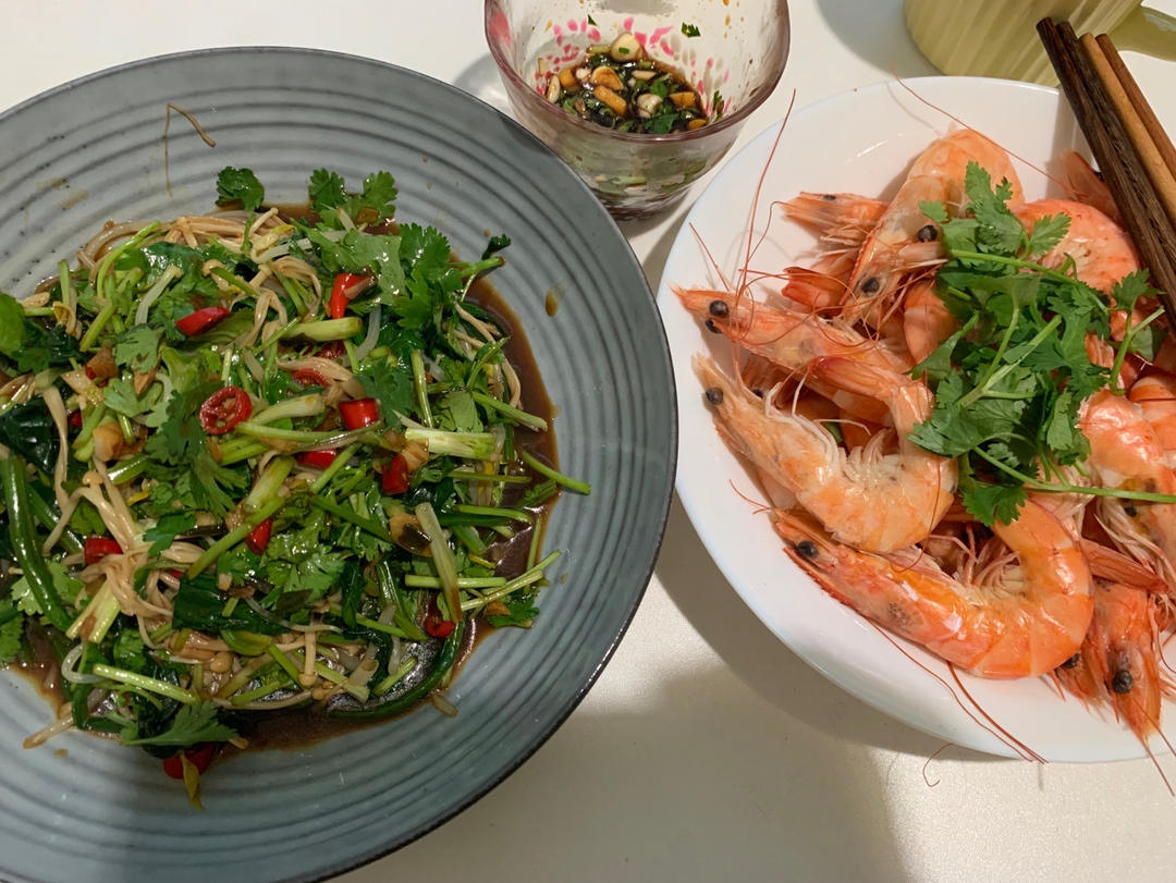 万能凉拌菜料汁（凉拌菠菜粉丝）