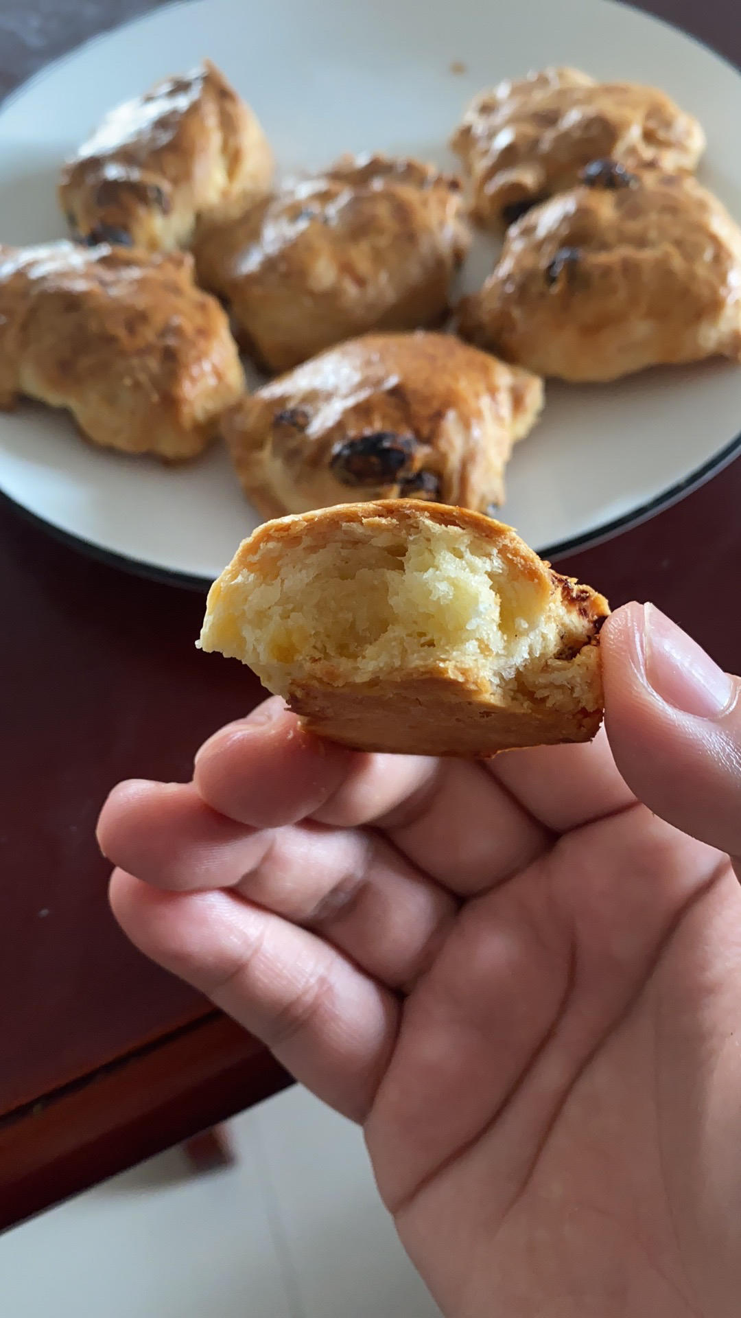 消耗淡奶油的司康