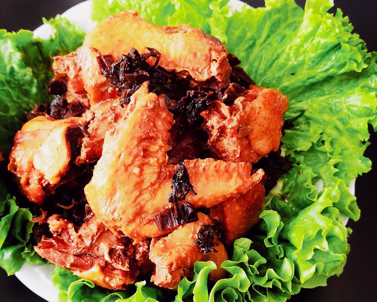 梅干菜🐔蒸土鸡的做法 步骤11