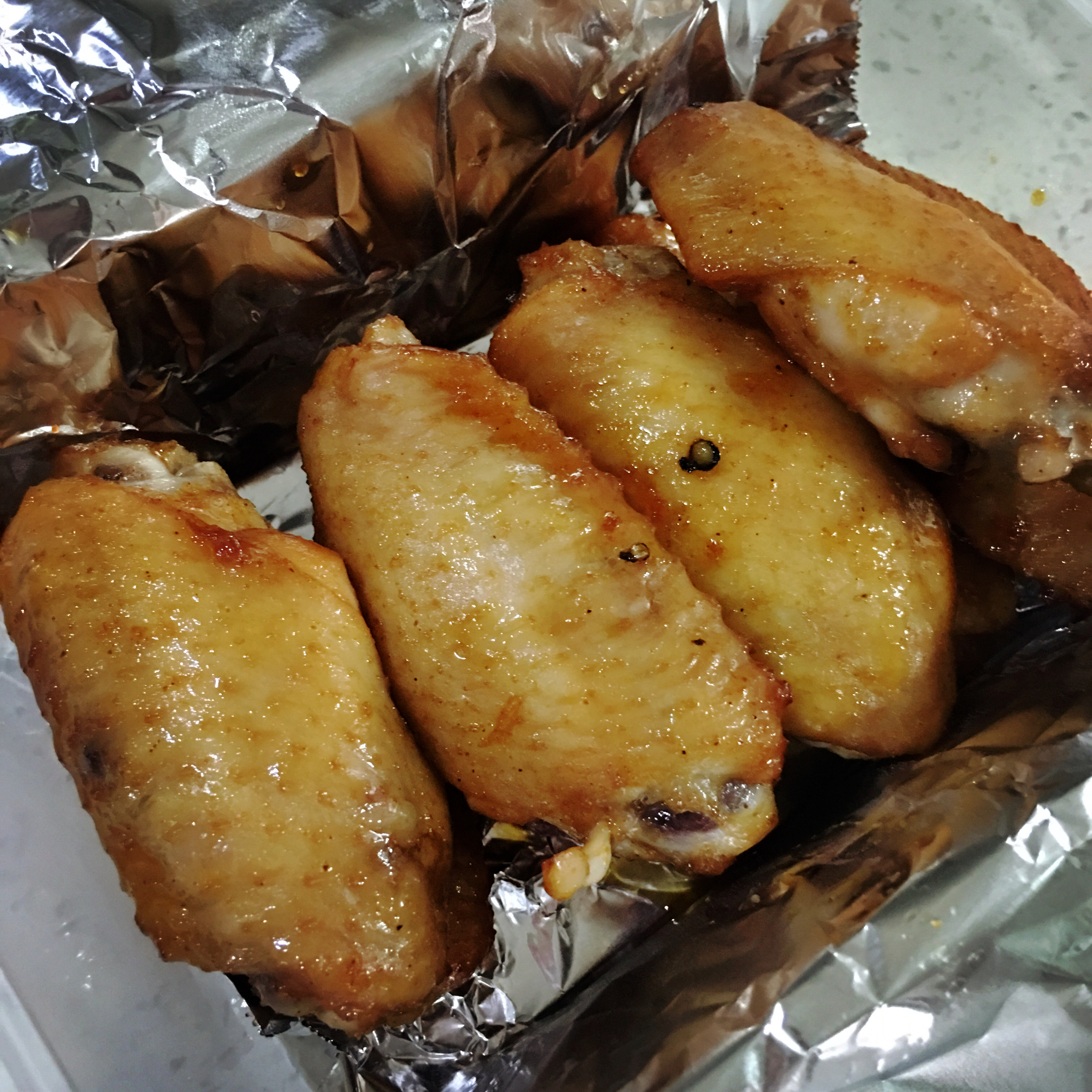 嫩滑黑椒奥尔良烤翅