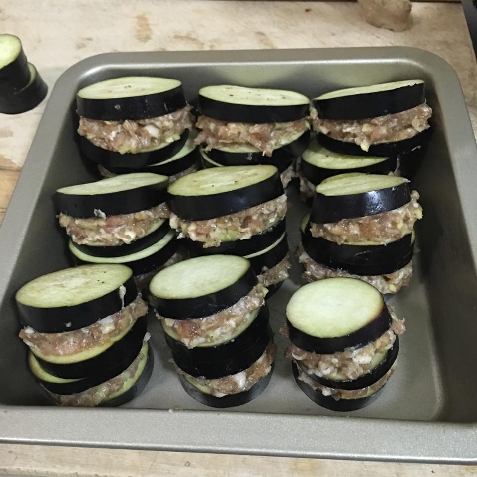 炸茄盒老沧口风味