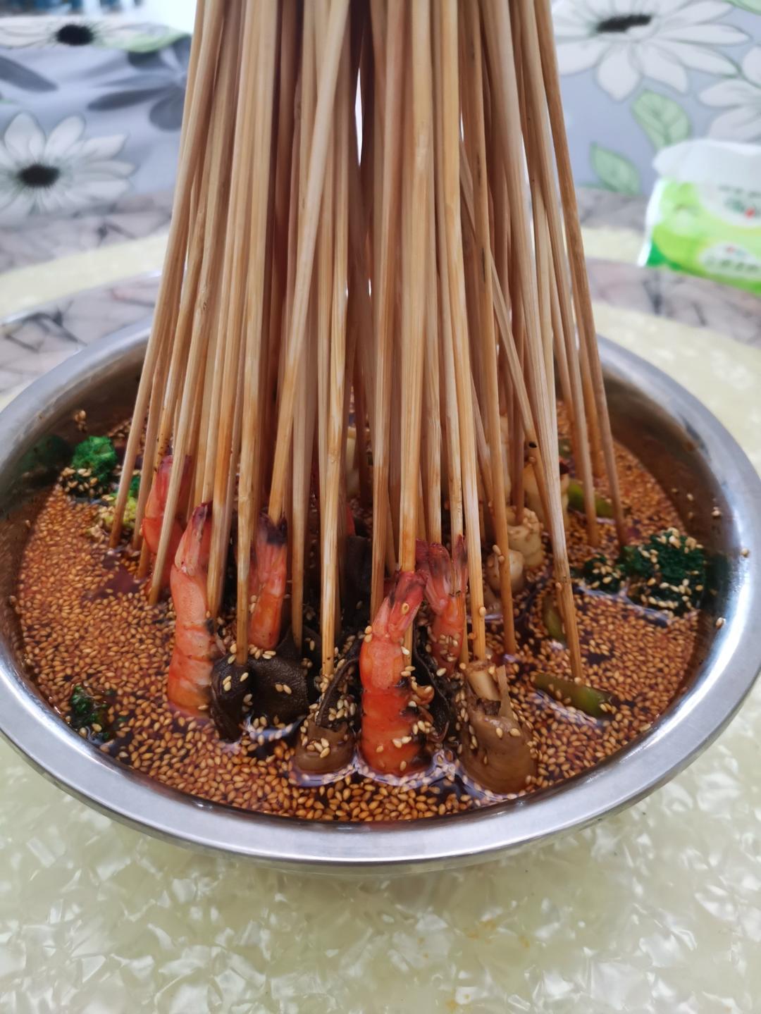 很好吃的冷锅串串