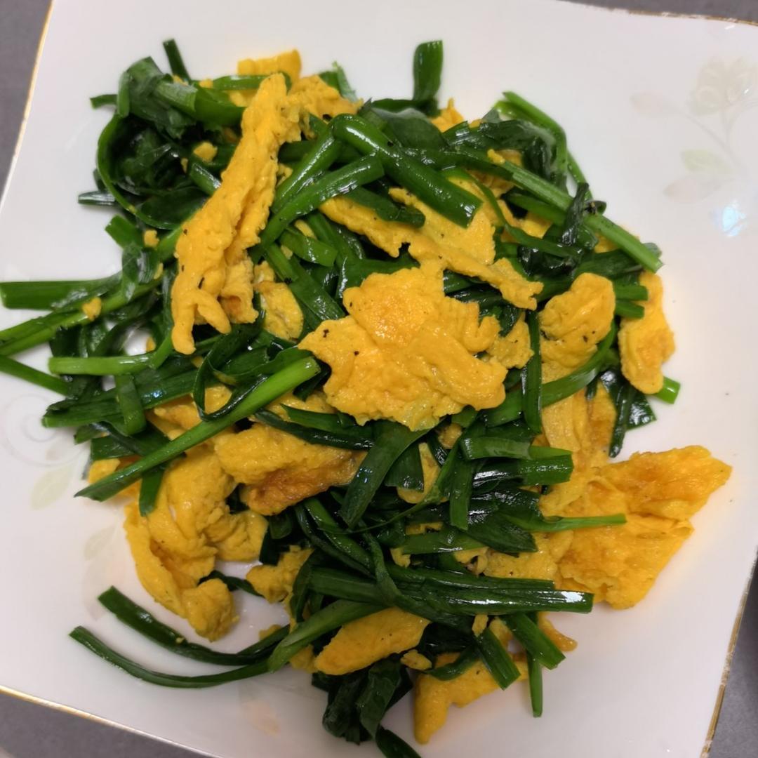 韭菜炒鸡蛋——三分钟快手下饭菜 掌握火候的秘诀