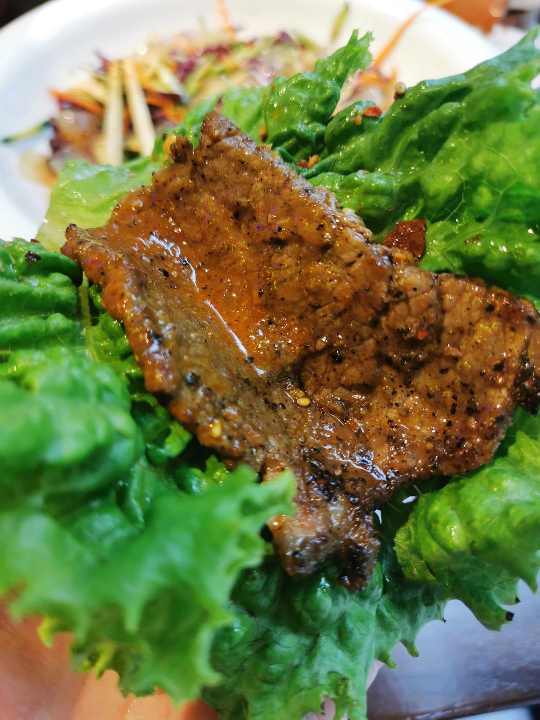 韩式煎五花肉 一口包满足