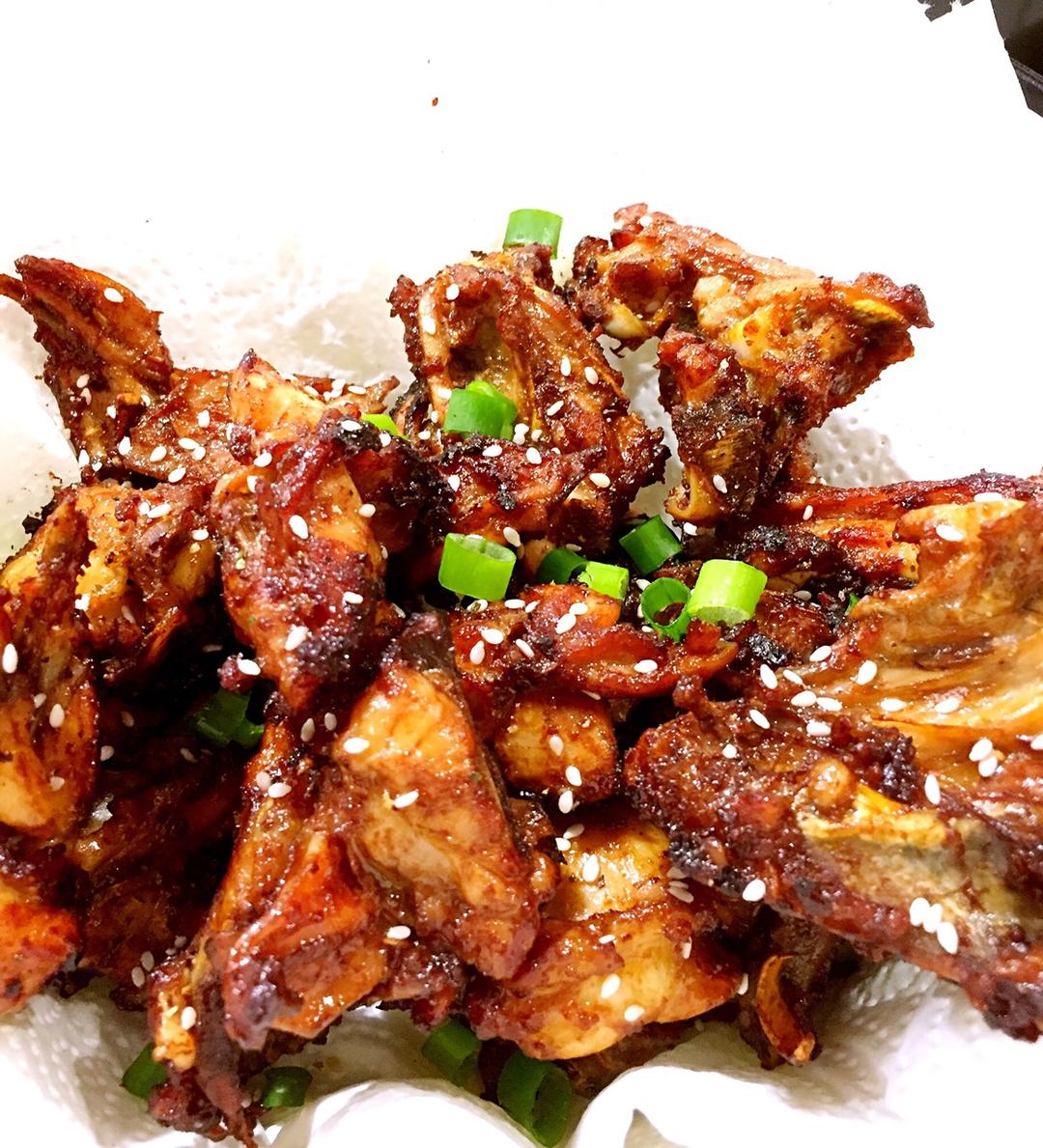 小茉小美妈做的椒盐鸡架