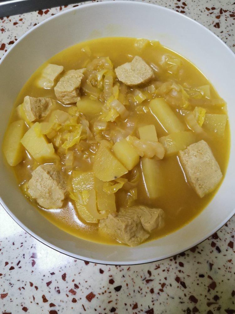 白菜炖冻豆腐