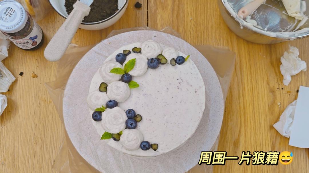 蓝莓奥利奥生日蛋糕