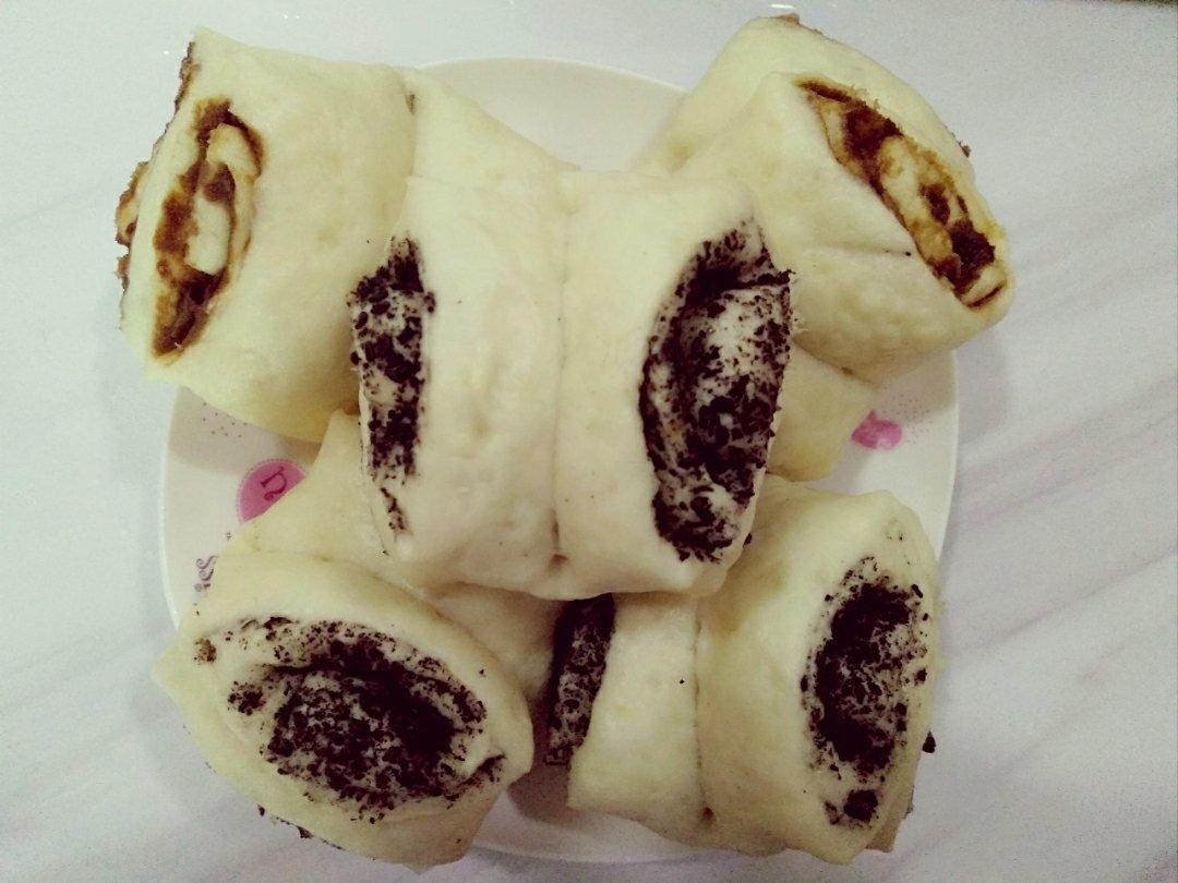 芝麻酱红糖花卷