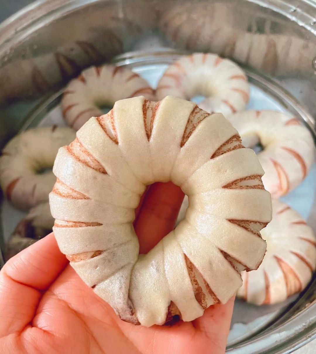 小灯笼豆沙卷 豆沙包 超治愈 一次醒发 附整形细节视频