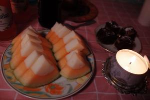 小清新的下午茶—哈密瓜椰奶冻的做法 步骤4