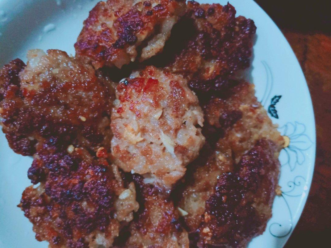 家庭煎肉饼