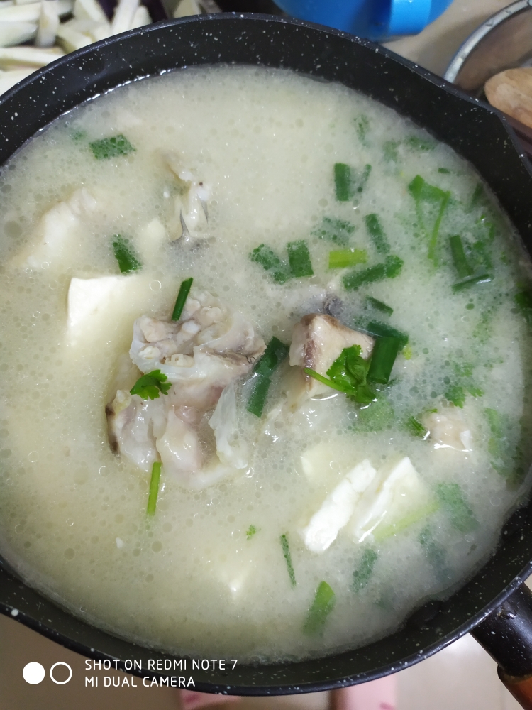 鱼头豆腐汤 奶白汤色的做法