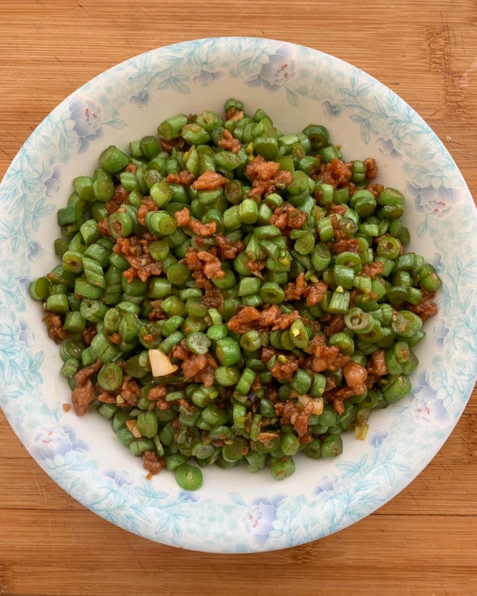 肉沫豆角下饭菜