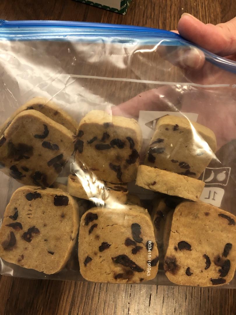 低糖少油版蔓越莓饼干