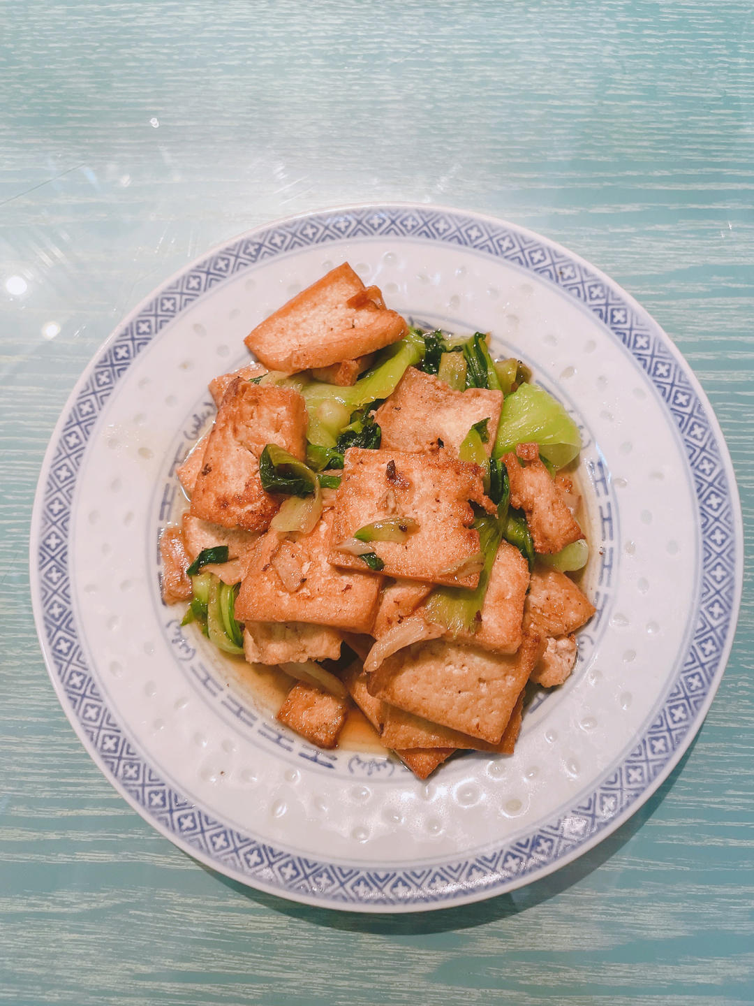 青菜炒豆腐