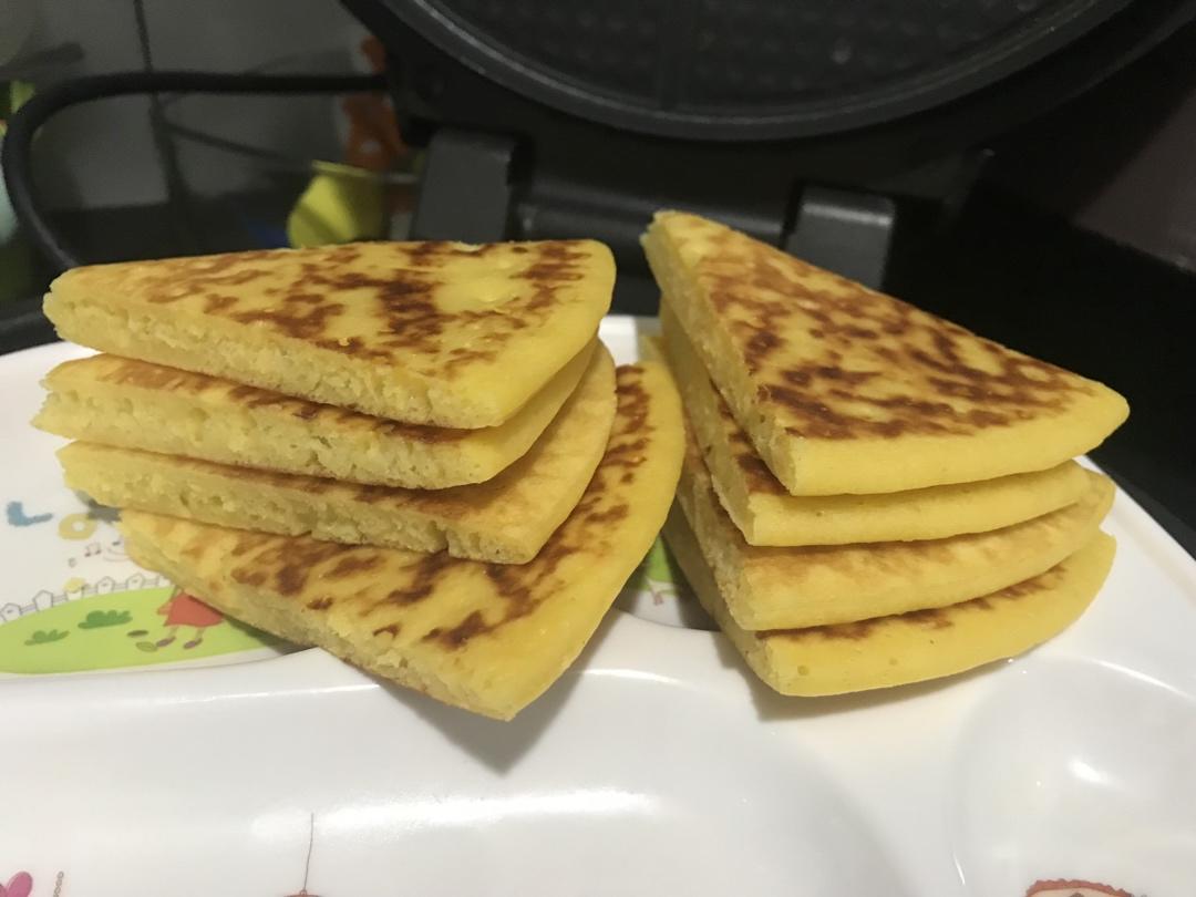 松软有嚼劲的玉米面饼