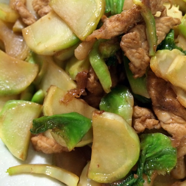 耳菜炒肉片