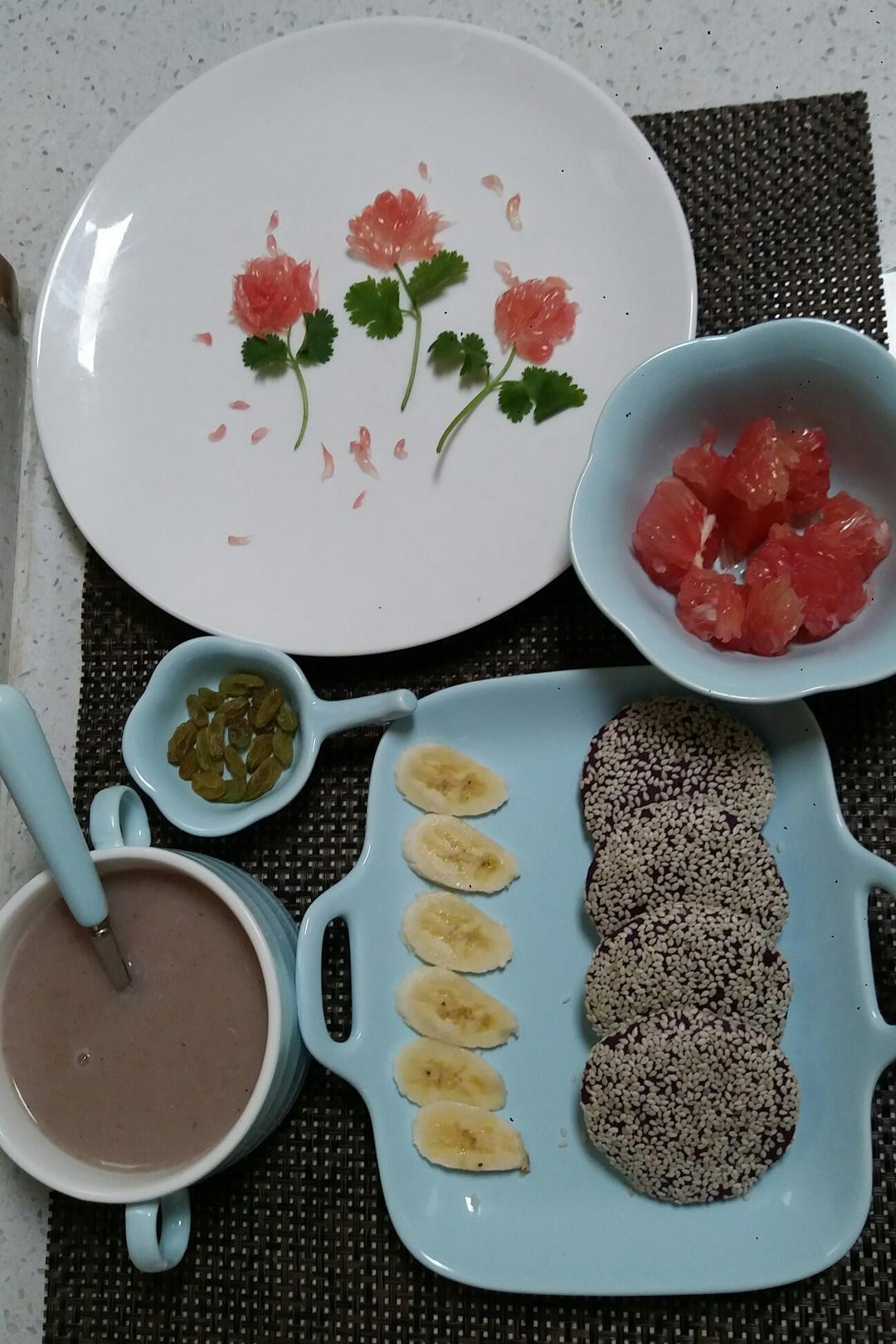 减肥必备紫薯饼