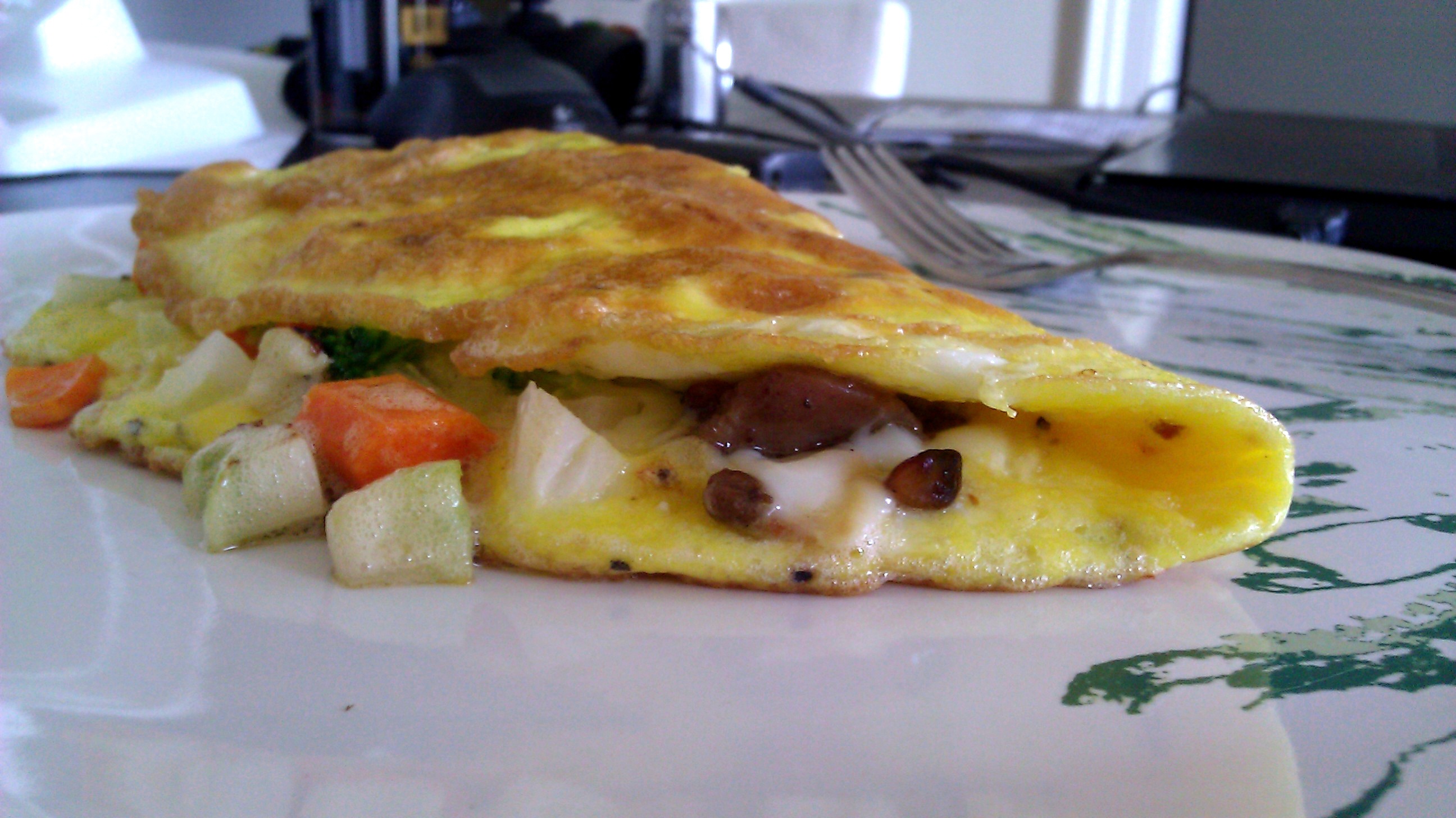 西式田园杂蔬煎蛋饼