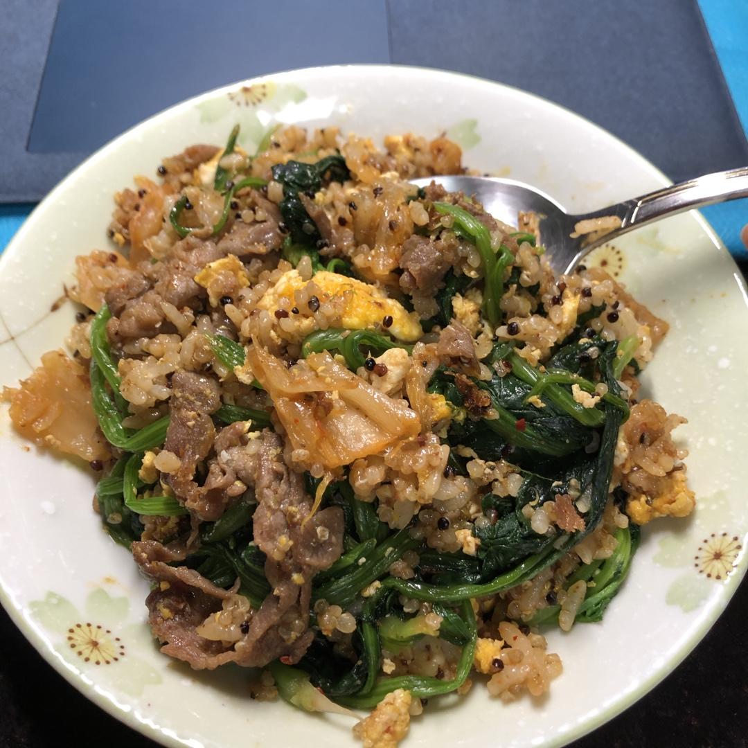 泡菜肥牛炒饭