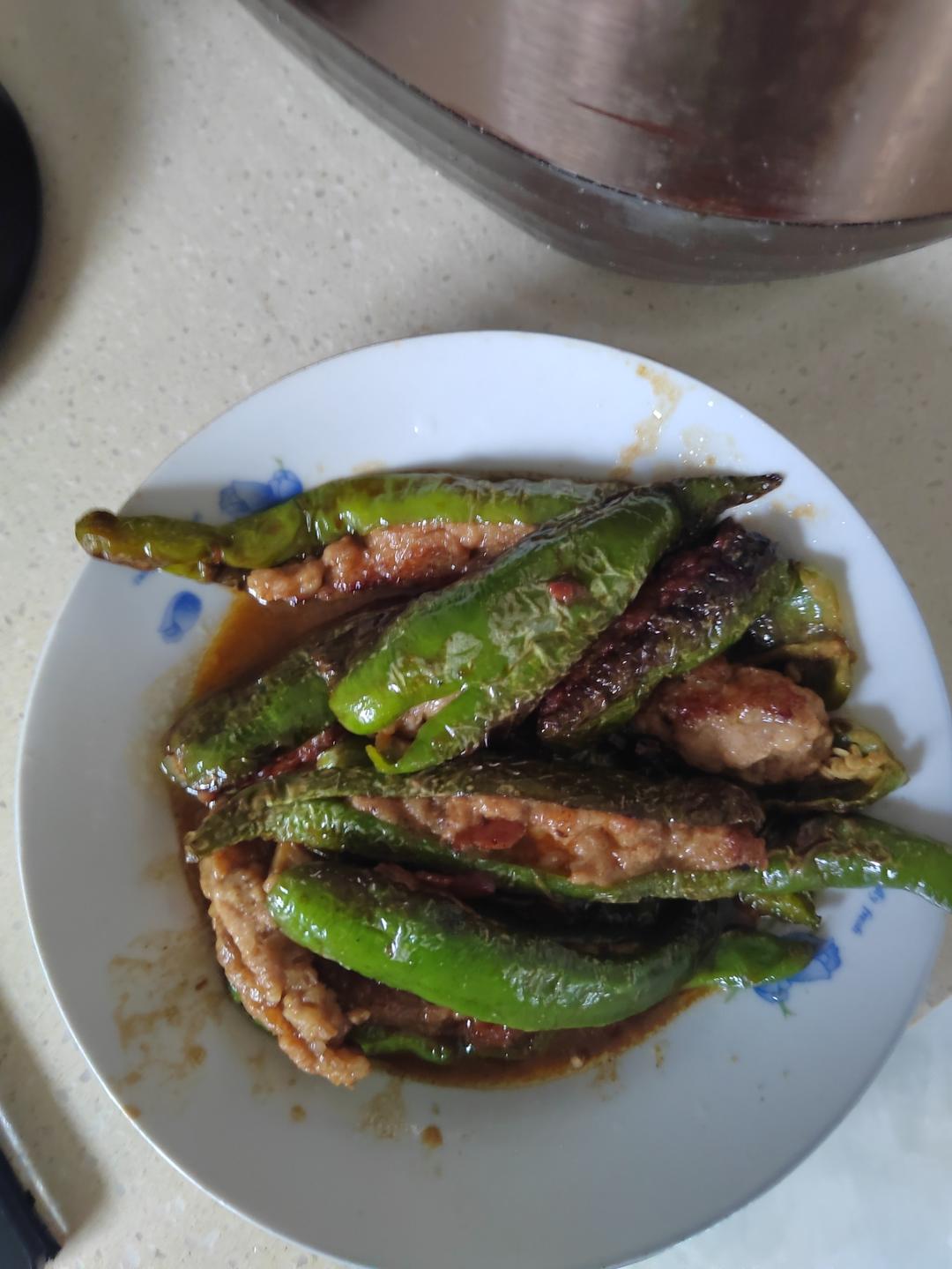 虎皮青椒/青椒塞肉
