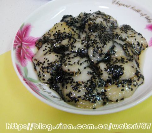 芝麻糖炒年糕的做法