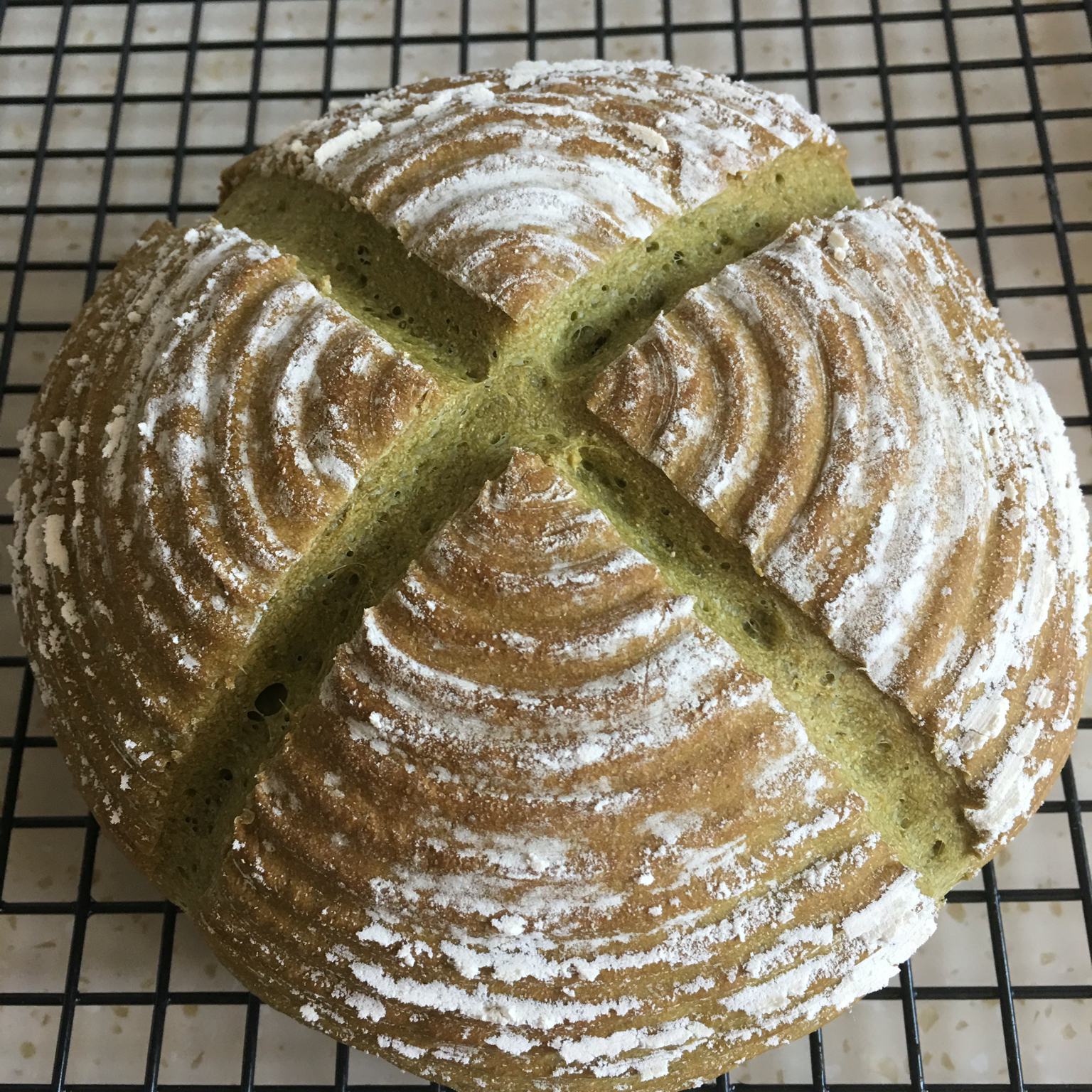 无油全麦乡村面包