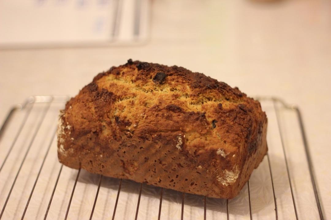蔓越莓香橙玉米快手面包丨健康·烘焙