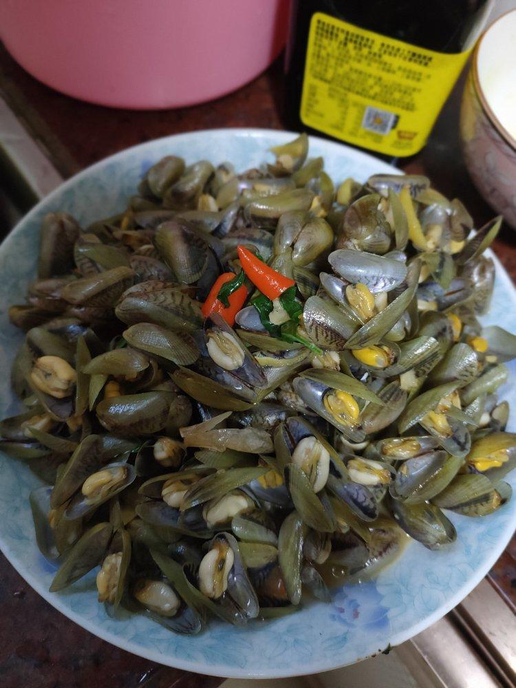 金不换（九层塔）炒海瓜子