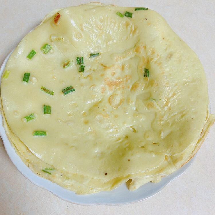快速早餐鸡蛋葱花饼