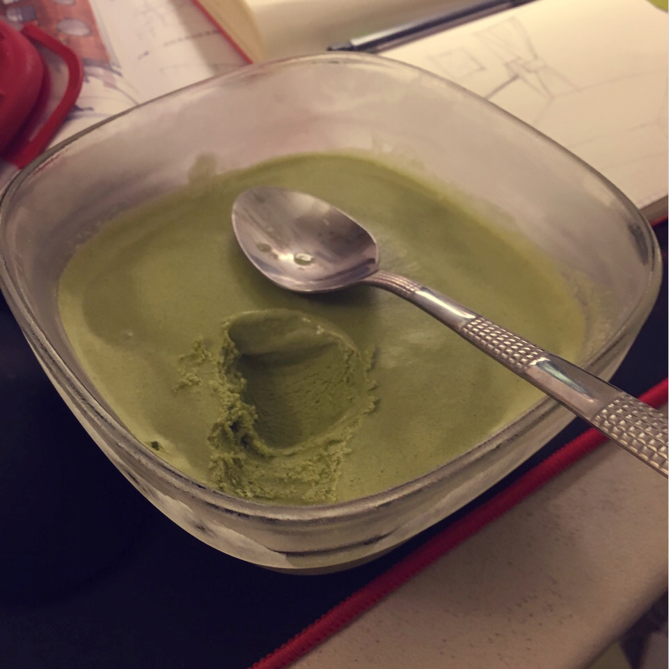 抹茶冰激凌