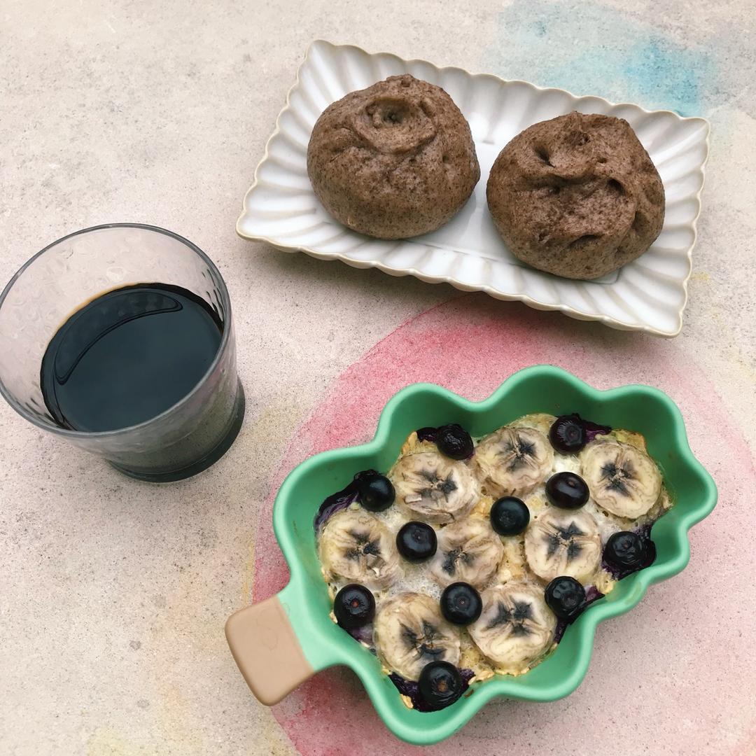 减脂香蕉烤燕麦