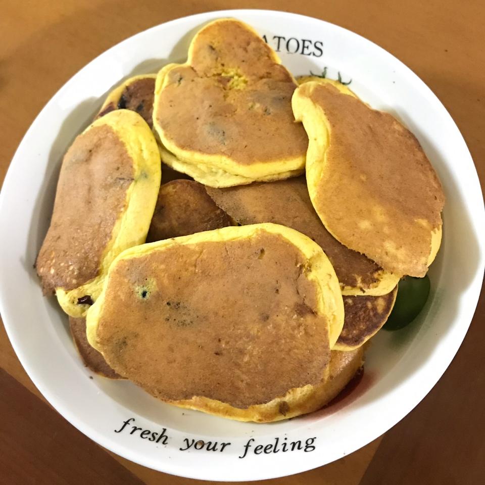 香甜软绵的南瓜松饼—宝宝辅食