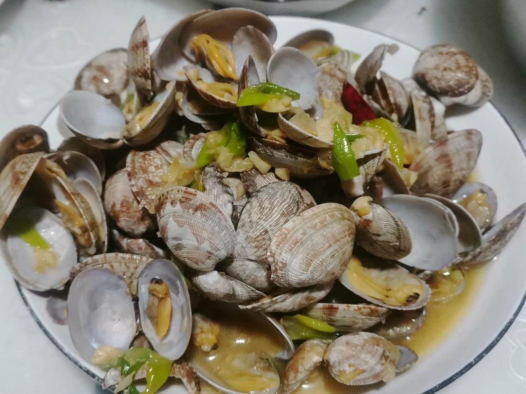 5分钟快手菜❗️秒杀路边摊爆炒花甲～好吃到爆