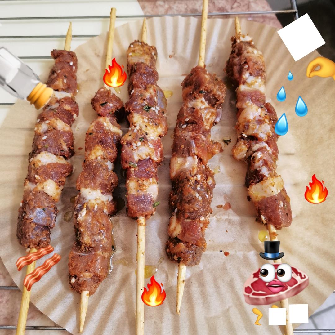 烤羊肉串
（烤箱版）
