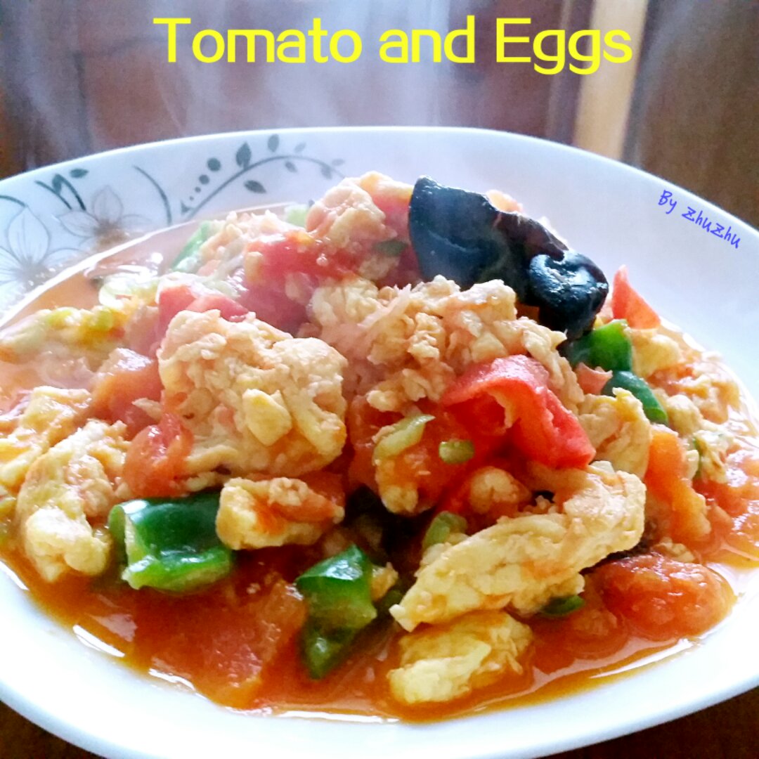 西红柿炒鸡蛋-新手下厨 Tomato and Eggs