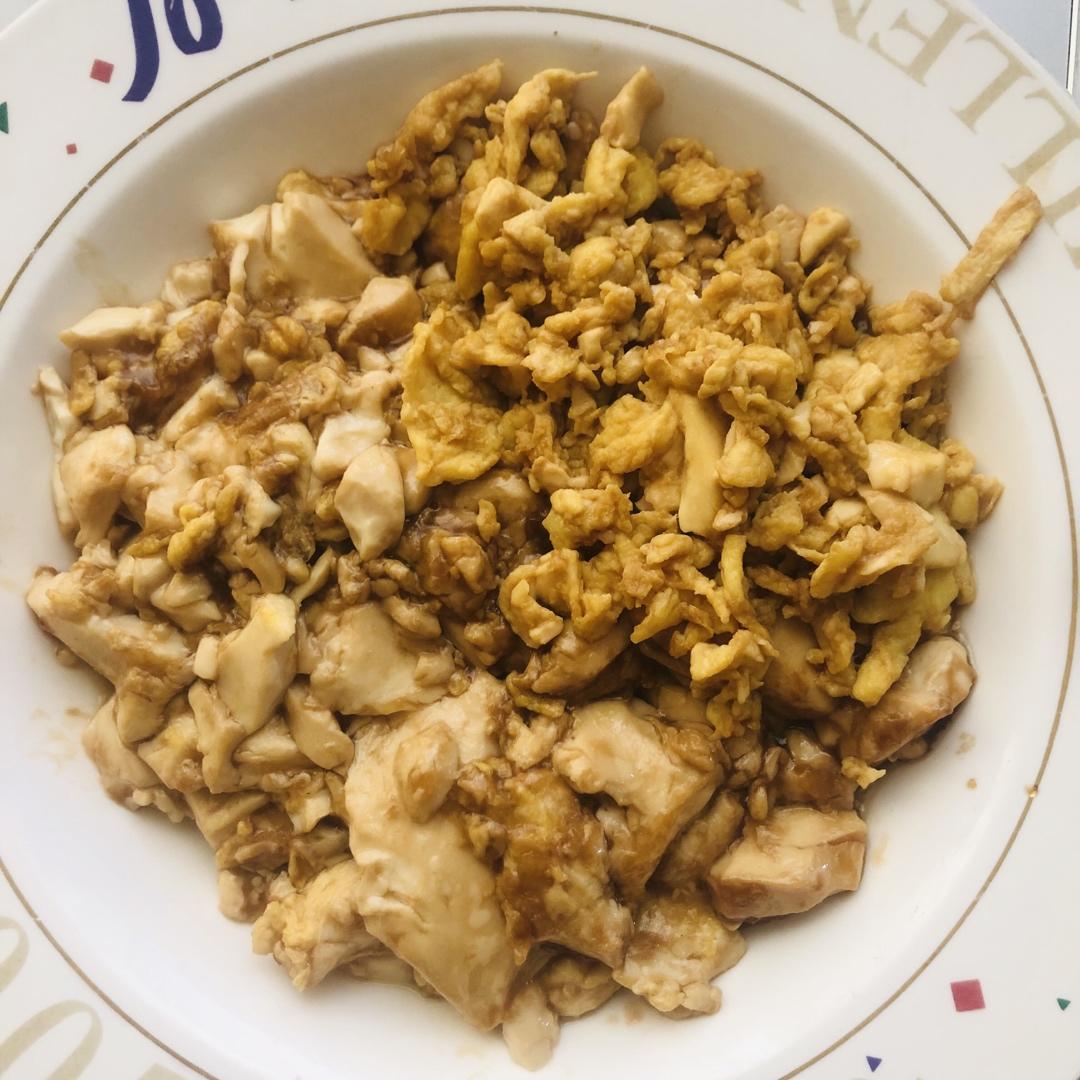 蚝油嫩豆腐