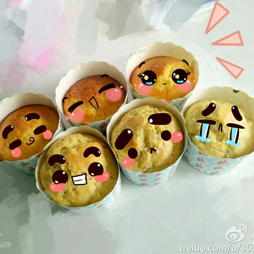 软绵绵的纸杯蛋糕