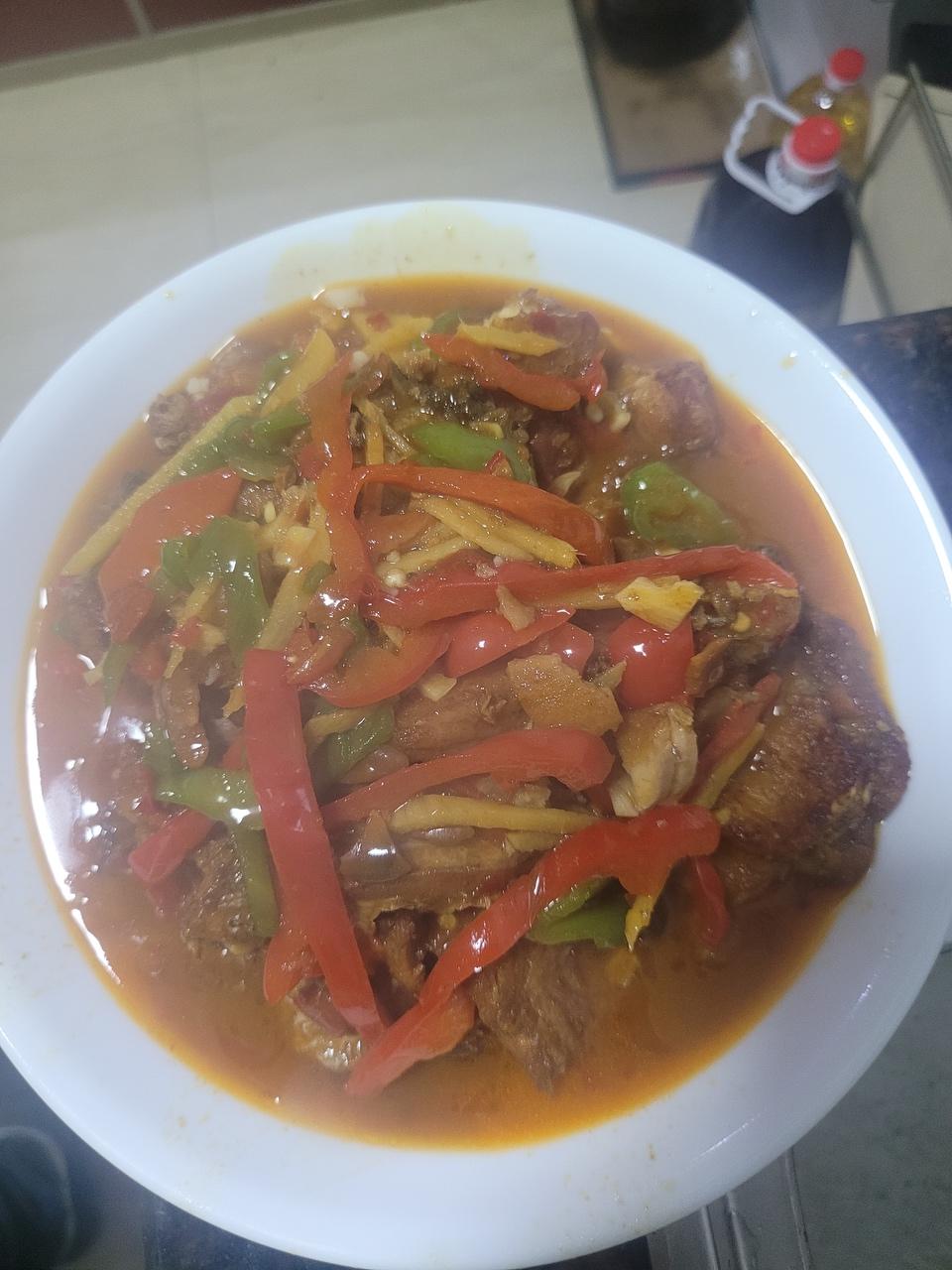 家常菜—红烧草鱼块